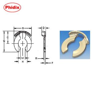 Different Dimensions Of Gas Spring Carbon Steel Clevis