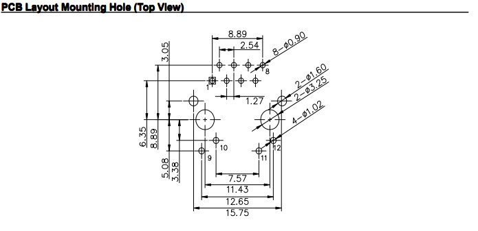 J1B1211CCD RJ45 Ethernet Connector MODULE WITH 10/100 BASE-TX