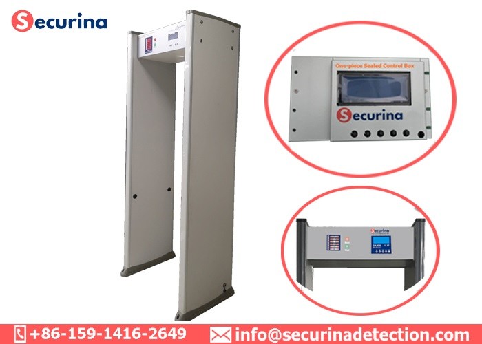 6 Zones Walk Through Security Detector Door Frame For Security Protection