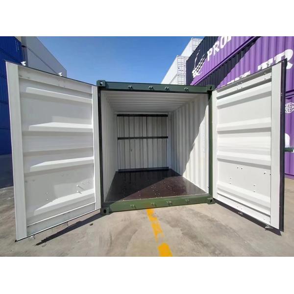 10ft 10 feet 10 foot Stainless CSC Plate Dry Storage Shipping Container Easy Open Personal Door 14.9CBM Capacity
