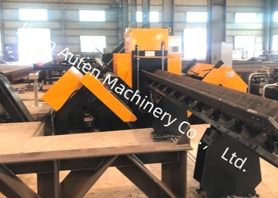 40mm Drilling Diameter Automation CNC Angle Line Machine BT40 Taper Of Drilling Spindle