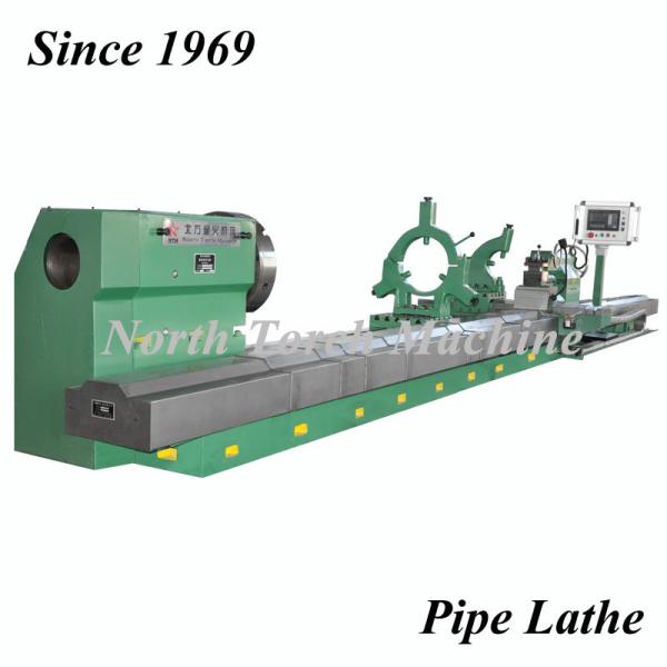 Multi Functional Steel Lathe Machine High Efficiency Threading Pipe
