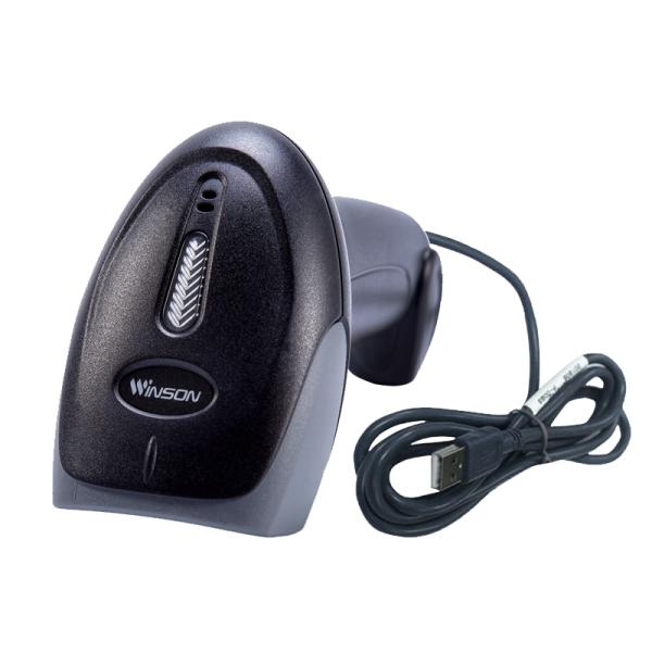 Supermarket Omnidirectional Wired 1D/2D Barcode Reader QR Code Scanner Auto Sleep USB COM Hand-Free Scanner