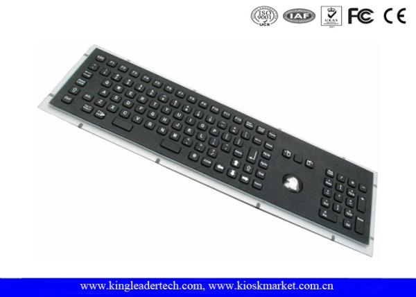 Quality IP65 Black Dust Proof Keyboard Industrial With Function Keys Number Keypad for sale
