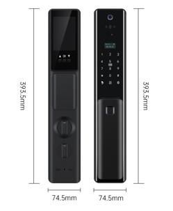 Quality Indoor Cat Eye Video Smart Security Lock 5 kind of unlock functions provide the most security home security systerm for sale