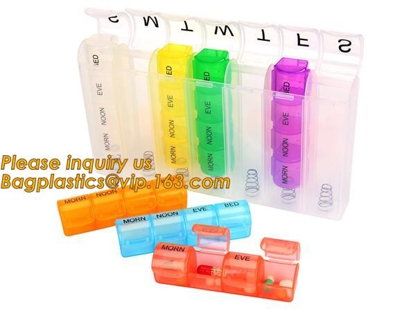 Pill Box for Pharamcy Promotion free pill box fancy weekly pill box,tablet drug color Monthly planner Compounding Medica