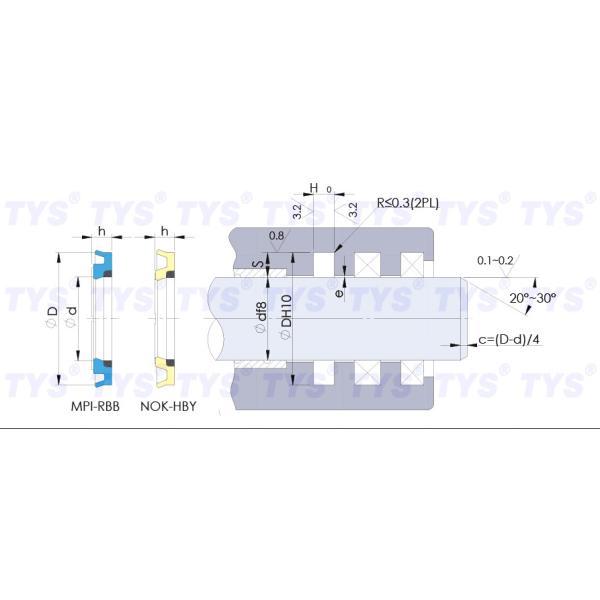 HBY Buffer hydraulic seal
