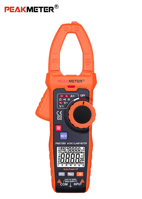 Auto And Manual Range Digital Clamp Meter Multimeter With Analogue Bar Graph Display