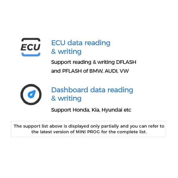 MINI PROG ECU and Dashboard Data Reading and Writing
