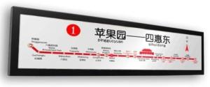 29.3 inch bar stretched resizing LCD display 1080p wide viewing angles high brightness optional for store shelf