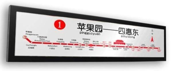 Quality 29.3 inch bar stretched resizing LCD display 1080p wide viewing angles high brightness optional for store shelf for sale