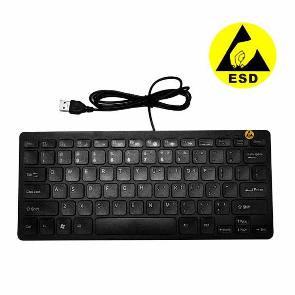 Quality Lab Cleanroom Use Small ESD Keyboard Antistatic Wired Mini Keyboard for sale