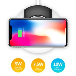 USB Wireless Charger Led Desk Lamp Brightness Adjustble with Timer Poweroff and 4 Colors Temperature Adjustable