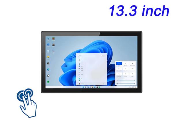 Quality 13.3-Inch Windows Touch Embedded Monitor for Retail Checkouts, Interactive Digital Signage, Smart Home Hubs, and Control Panels for sale