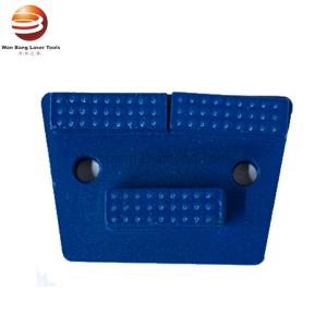 Trapezoid Three Segment Diamond Grinding Shoe With Line-Up Point