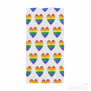Wholesale Homosexual Love Rainbow Hand Towels Gay Pride Bath Bathroom Shower Towels from china suppliers