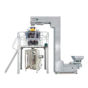 China Vertical Continuous Automated Biscuit Bag Sealing Machine For Biscuit Product Line on sale