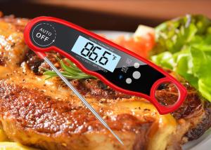 Wholesale Steak Instant Read Thermometer Oldable Probe Power Saving With Backlight from china suppliers