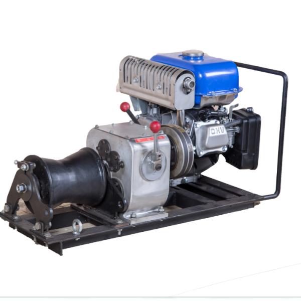 Gas Powered Winch Portable Cable Pulling Machine Capacity 1 Ton Cbale Winch