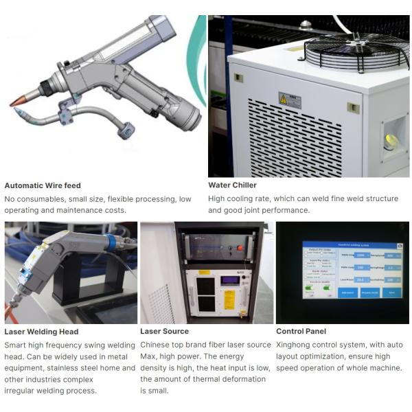 1500w 1000w 2000w Handheld Laser Welding Machine Auto Wire Feeder Controller Driver