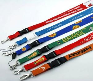 imprint custom polyester neck lanyard