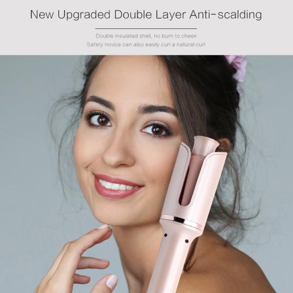 Quality 55W PTC Heater Hair Curling Iron Led Digital Display Automatic Hair Curler for sale