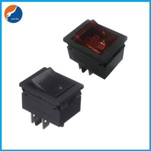 China 10A 20A ON OFF 2 Position 6 Pin DPDT Automotive Rocker Switch on sale
