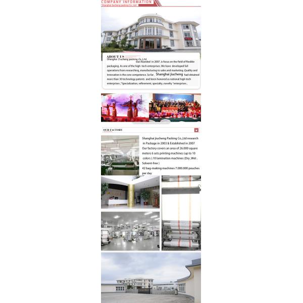 BRC Aluminum Foil Pouch Packaging