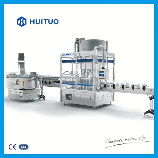 Semi automatic hair conditioner and shampoo capping machine factory price from Huituo