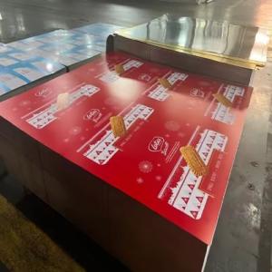 Wholesale Customized 6 Color Printed Tinplate Steel Sheet  Rectangular Shape 2.8/2.8 from china suppliers