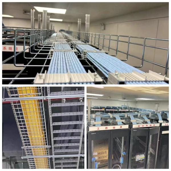 Stainless Steel Metal Wire Mesh Cable Tray For Data Center Cable