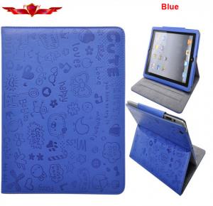 Wholesale Elegant Embosed Ipad 1 Ipad Air PU Leather Cover Cases Support Smart Sleep/Wake Up from china suppliers