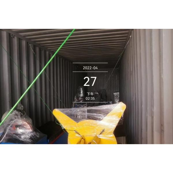 60mm Shutter Door Roll Forming Machine Servo Following Saw Cutting