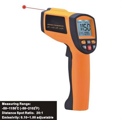 Quality Infrared temperature meter, digital temperature measuring instrument, Laser Infrared Thermometer for sale