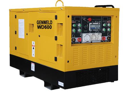 Diesel Welder Generator with 60% Duty Cycle 25Kw Power Output and 1580x800x1050mm Packing Size for Industrial Applications