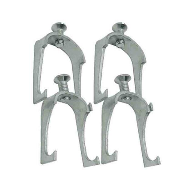 Quality Double Hook Widened Strut Channel Clamps Conduit Wire Clamp Customizable for sale