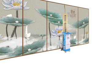 Wholesale Water Based Ink Digital Wall Printing Machine With Movable Wheels from china suppliers