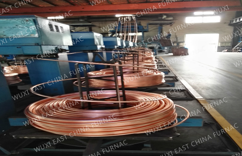 Φ8mm Copper Rod Upward Continous Casting Machine Automatic Double Strand Custom Made