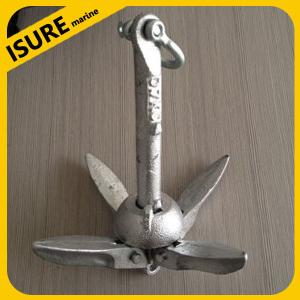 China Galvanised folding marine anchor,grapnels anchor/ Galvanised Steel Folding Anchor on sale