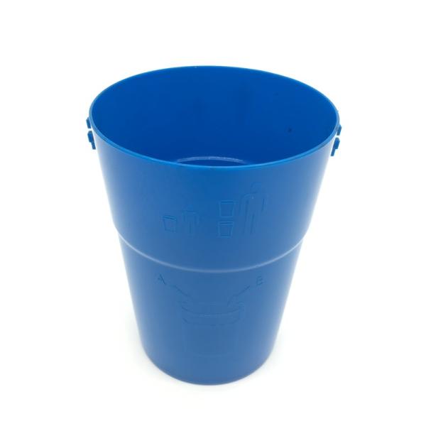 ABS OEM Injection Molding Cup Plastic ABS Medical Part Blue Color