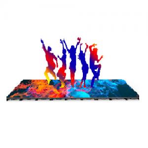 China P4.8 Full Color Dance Floor LED Display indoor outdoor for Live Show on sale