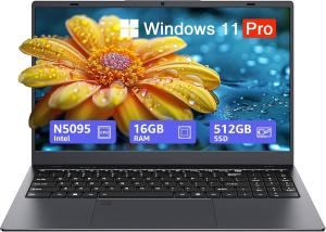 China FHD IPS Display 15.6 Inch Windows Laptop Intel N5095 Quad Core Backlit And Fingerprint on sale