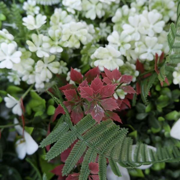Custom Artificial Plant Boxwood Hedge Wall 2*25 Home Decor Flower Panel Waterproof