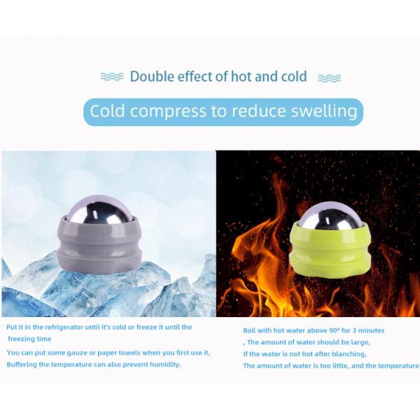 Skyringe Cold Roller Massage Ball Relief pain Easy Carry With Ice Gel