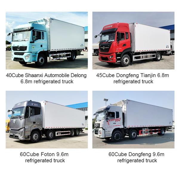 SINOTRUK HOWO Refrigerated Delivery Truck for Perishable Food 11-20T Capacity Box Dimensions L x W x H mm 4100*2100*2100