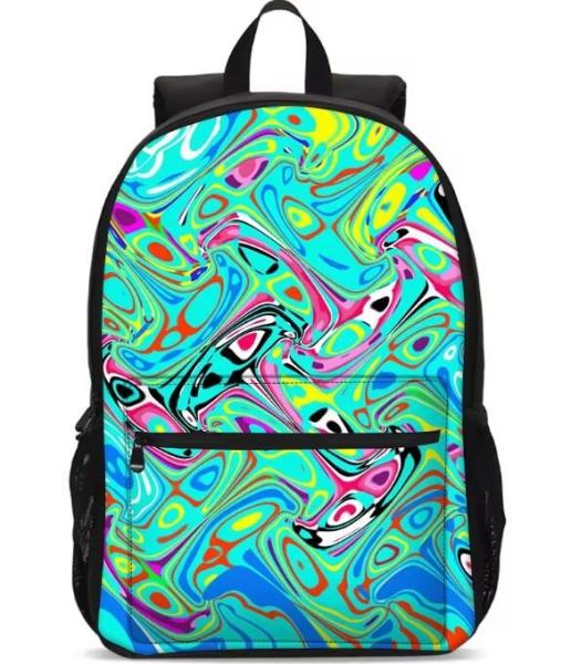 Quality Large Capacity Waterproof  Custom Printed Backpacks School For Teenagers for sale