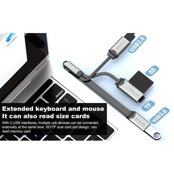 USB Hub Cable For Reading And Copy Also The Usb Adaptor Fast Transfer Data