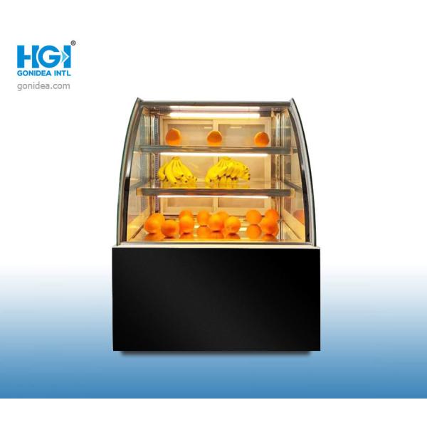 Mini Customized Glass Door Display Chiller Refrigerator Cabinet Cake Showcase Hcs-08f