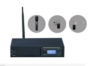 China GLSPA Professional Wireless Microphone , Wireless Mic System 100dB Dynamic Range on sale