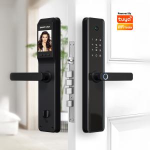 Wholesale Fingerprint Tuya Wifi Smart Door Lock With Camera Smart Digital Intelligent Door Lock from china suppliers